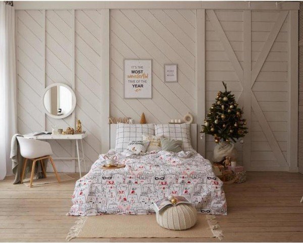 Постельное белье Этель Дуэт Xmas cat 143*215 см - 2 шт, 240*220 см, 70*70 см - 2 шт