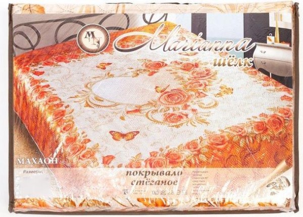 Покрывало 3D Marianna евро Махаон, 200х220 см, искус.шелк, п/э100%